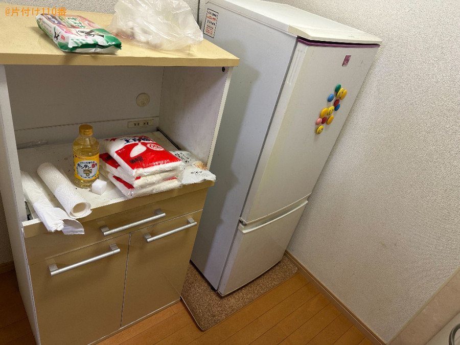 タンス、冷蔵庫、テレビ台、カラーボックス、一般ごみ等の回収・処分